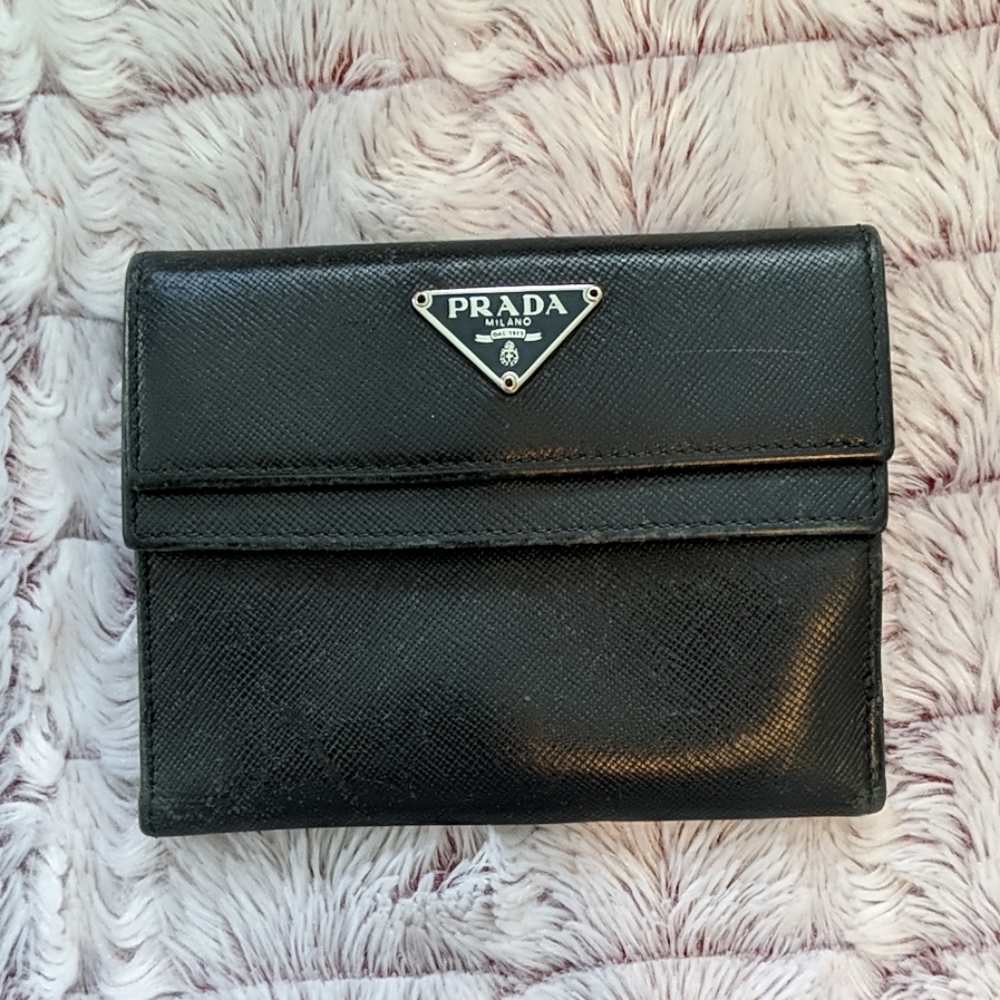 Prada bifold wallet